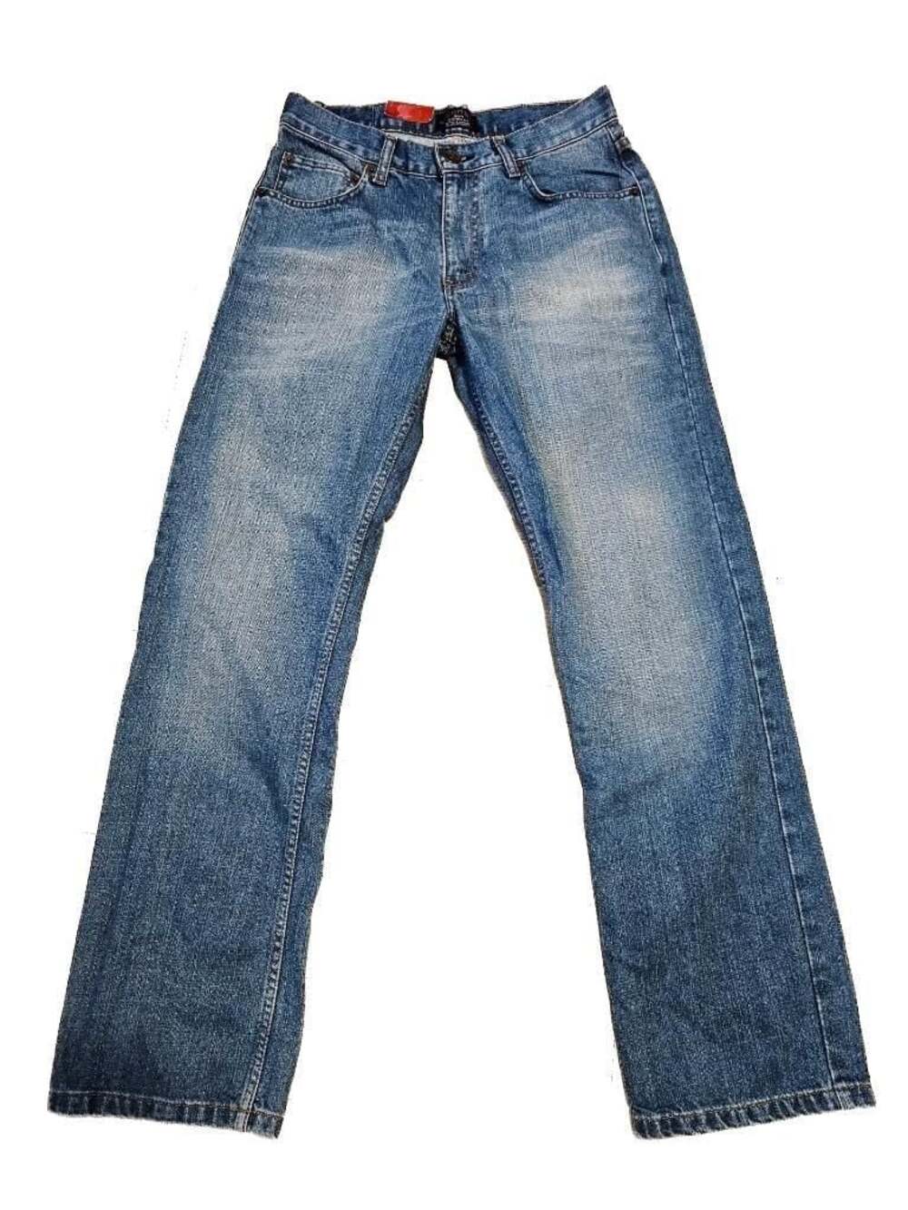 Smith & Jones Men's Medium Wash Straight Leg Denim Jeans